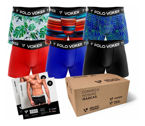 Kit Cuecas Box Boxer 10 Peças Original Atacado Revenda