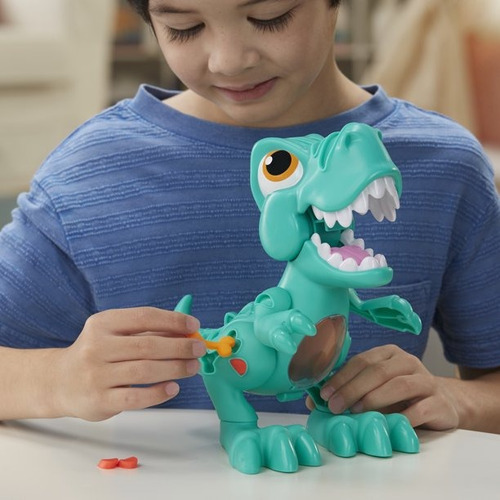 Play-doh Dino Crew Dinosaurio T-rex El Dino Gloton *sk