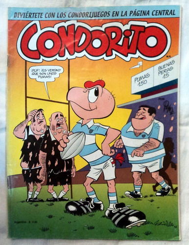 Revista Condorito Es Verdad Que Son Unos Pumas. B4