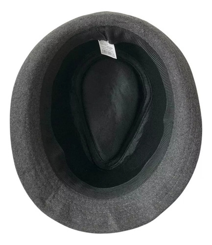 Sombrero Fedora Tango Gardelito Chambergo Fieltro 24045 Gris 57-59 Unico 24045