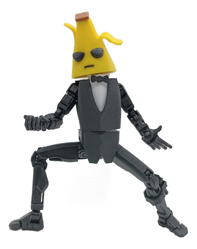 Dummy 13 Agente Peely Banano Fortnite Figura Articulada