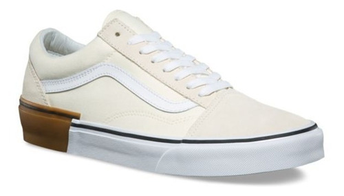 Tenis Vans Old Skool Blanco Gum Block Classic Urban Beach