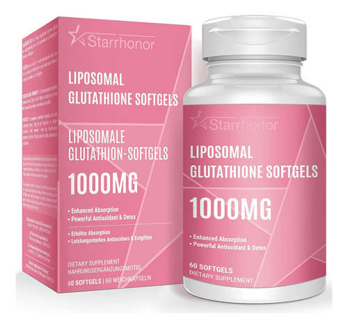 L Glutation Capsulas Glutathione 1000mg + Acido Alfa Lipoico