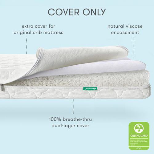Crib Mattress Cover Newton Baby Original Cloud White