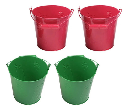 . New Aplicable A Cubetas Pequeñas De Hojalata Para Playa, 4