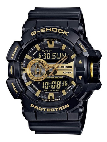 G-shock Serie Garish Ga-400gb Relojes Negros/dorados
