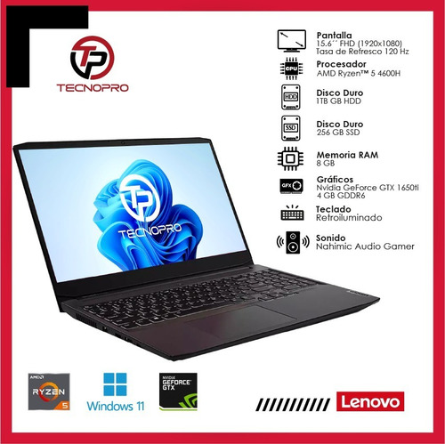 Imagen 3 de 6 de Gamer Lenovo Ryzen 5 = Core I5 8gb 1tb + 256 Ssd + Video 4gb
