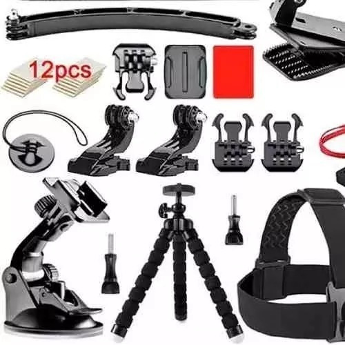 Kit 53 Acessorios Gopro 7 Black Completo Go Pro Hero 6 5 4 3