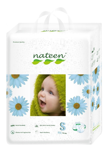 Nateen Pañal Ecologico Talle S X 80