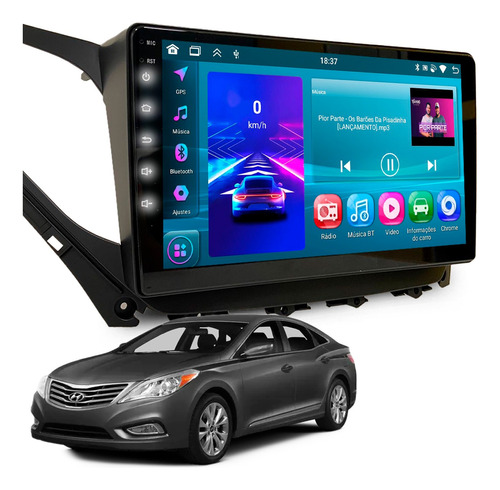 Central Multimídia Hyundai Azera 2015 2016 2017 Gps Carplay