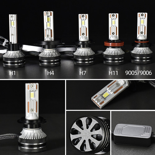 2 Peças De Farol Led K5c K6c K7c K8c K9c H7 H11 9005 Hb3 H4