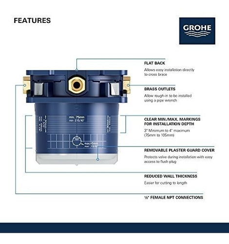 Sistema De Ducha Grohe 35601000 Rapido Smartbox Caja Univers