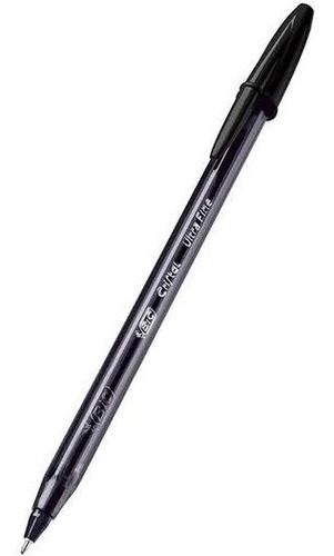 Bolígrafo Bic Crystal Black - 25 unidades