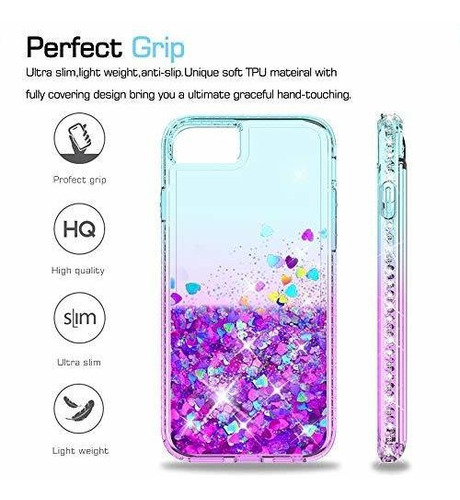 Para iPhone 8 Plus 7 Estuche 6 Protector Pantalla Vidrio 2