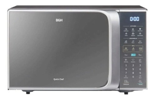 Imagen 1 de 3 de Microondas Bgh B120ds20 Plata 20 Litros Digital Eco