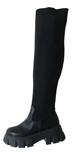 comprar Botas De Mujer De Talla Grande, Otoñal, Tubo Largo, Tacón Ba