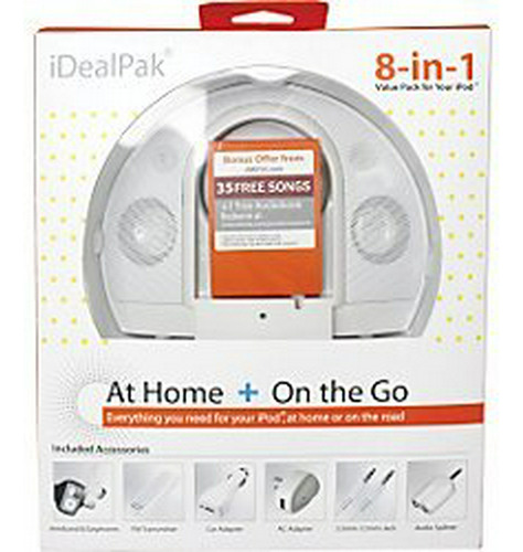 Pack De 8 Accesorios Para iPod, Blanco (ip-800w)