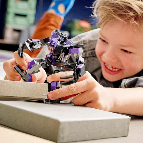 Imagen 4 de 4 de Lego® Marvel - Armadura Robótica De Black Panther (76204)
