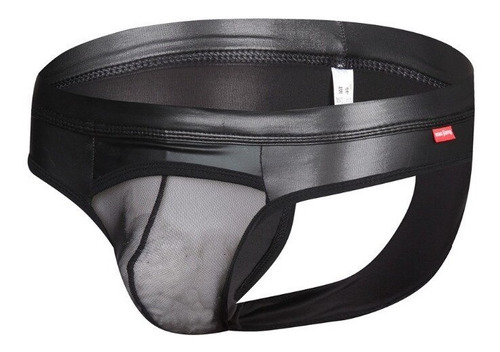 Jockstrap Sexy Hombre Slip Zunga Gogo Jock Gay Cuero Malla