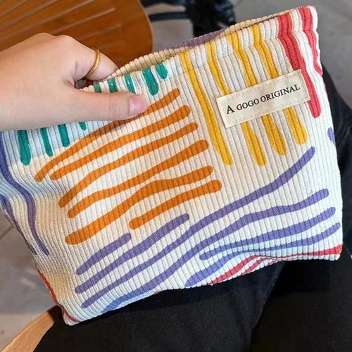 Makeup Bag Large Capacity Simple Storage Pouch Trendy