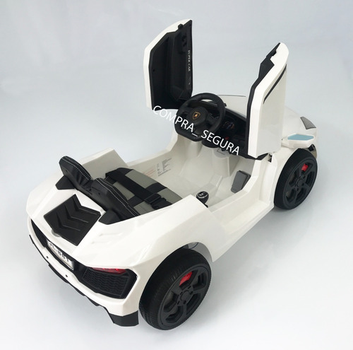 Imagen 5 de 10 de Carro Moto Electrico Niños Lamborghini Llanta Caucho Control