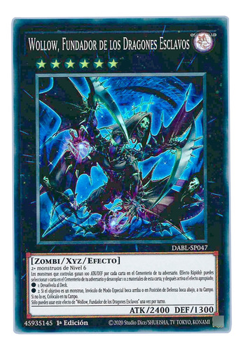 Yugi-oh! Wollow Founder Of The Drudge Dragons Dabl-en047 Sup