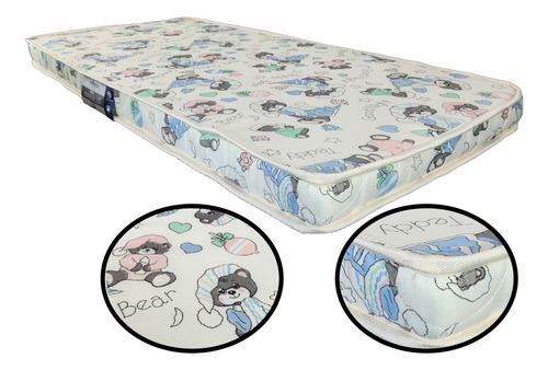 Colchão De Berço 130x60 Espuma D18 Pro Dormir Infantil Baby