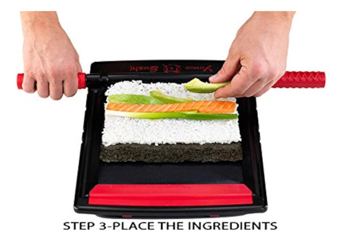 Kit Para Hacer Sushi Yomo - 4 Pasos, 4 Tipos De Maki