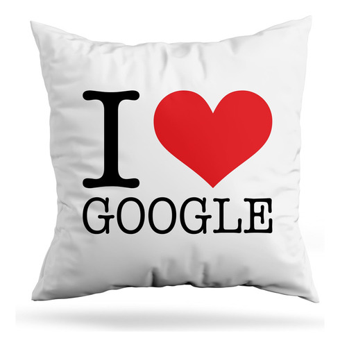 Cojin Deco I Love Google (d0803 Boleto.store)