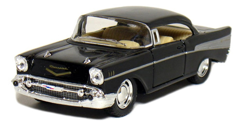 Chevy Bel Coupe 1957 Fundido Presión Negro