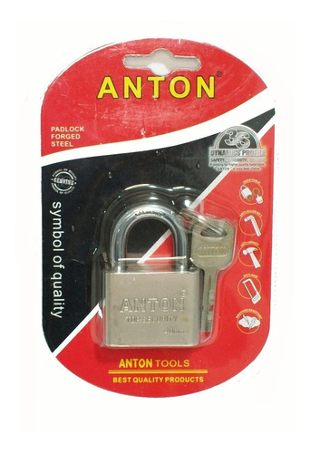 Candado Anton Acero 40mm + 4 Llaves