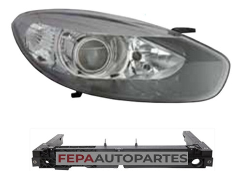 Optica Renault Fluence 13 / 16 Con Lupa