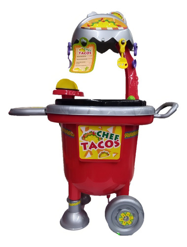 Cocinita Carrito De Tacos 5405s1 Mytoy Color Rojo