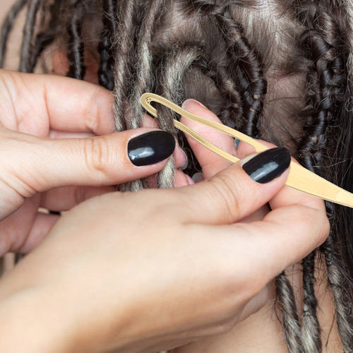Máquina Dreadlock Dread Braid Crochet Interlock 8 Peças