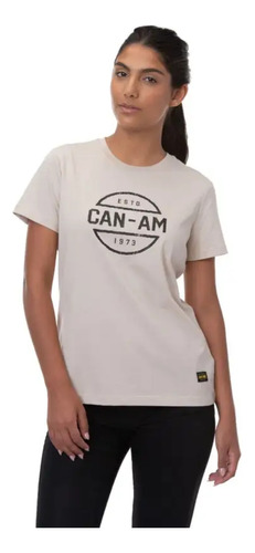 Camiseta 1973 Feminina P Areia Can-am 4545540403