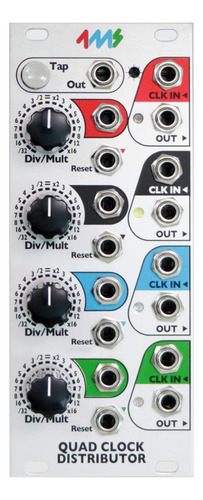 Módulo De Sintetizador Eurorack Qcd Quad Clock Distrib...