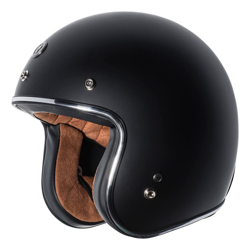 Torc Casco Abierto T50 Route 66 3/4 (negro Plano, Xl)