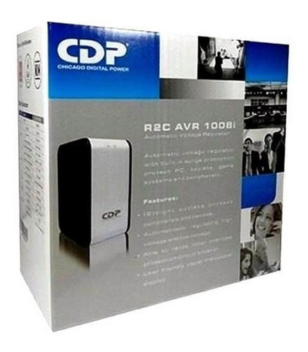 Cnix Regulador De Voltaje Cdp R2c-avr1008 1000va 8 Tomas