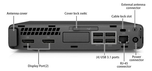 Cpu Tiny Hp Prodesk 600 G4 Core I5 8va Gen 16gbram 240gb Ssd (Reacondicionado)