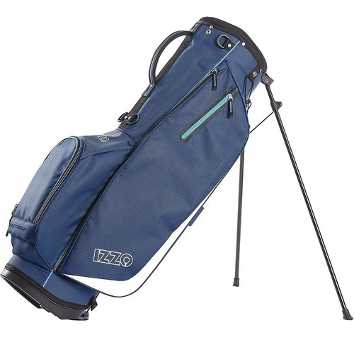 Bolsa De Golf Izzo Ultralite De Doble Correa, Azul Marino Y