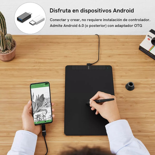 Qmx Tablero Digital Gráfico De Dibujo A Mano Veikk Vk1060