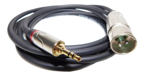 Imagen 2 de 3 de Cable Canon Macho A Miniplug Xlr Profesional 100% X 2mts