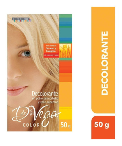 Decolorante En Polvo D De La Vega 50g