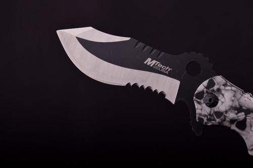Imagen 7 de 9 de Cuchillo Navaja Mtech Usa Tipo Bowie + Cuerda Zombie Hunter