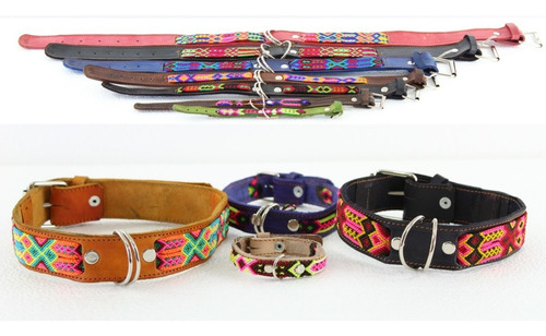 Collar Para Perro/artesanal 6pzs 40cm 45cm