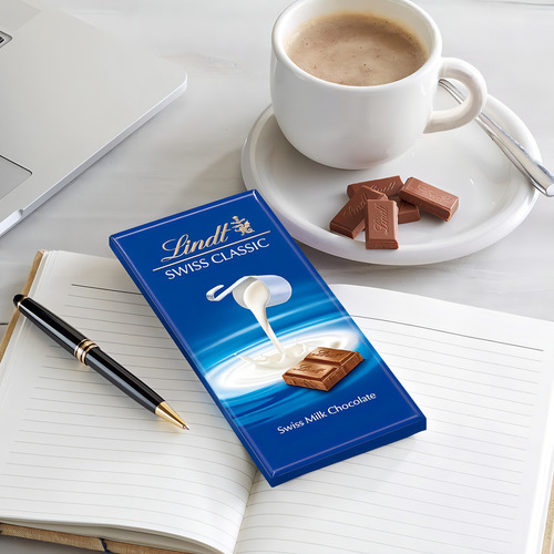 Chocolate Lindt Classic, Ao Leite, 3 Barras De 100g
