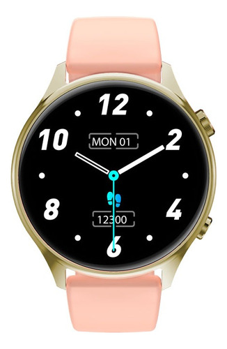Smartwatch Mistral Smt-ts58-04 Color De La Malla Coral Claro