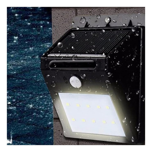 Pack 3 Foco Solar Led Con Sensor De Movimiento 5 W