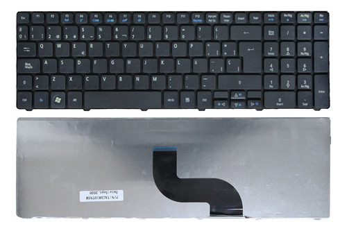 Teclado Gateway Nv55c30u Nv55c38u Nv55c39u Nv55c44u Nv55c48u