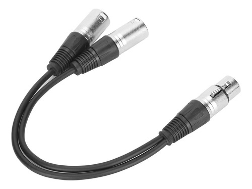 Micrófono Divisor Doble Tipo Y Jorindo Hembra A Cable Xlr